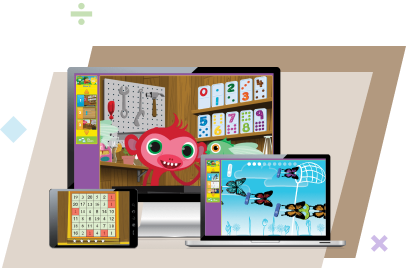 Mathseeds online math games for desktop and tablet